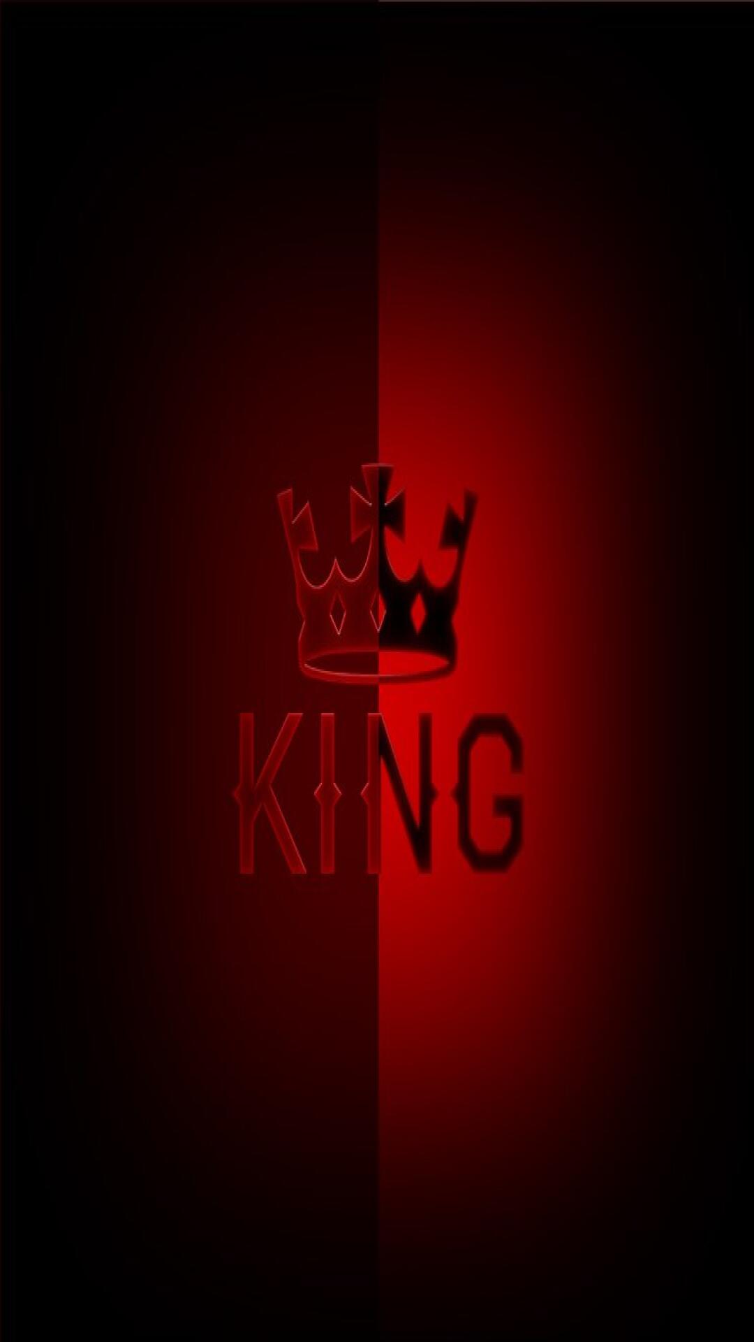 red and black king's crown